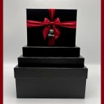 جعبه هارد باكس 4 سايز ( رنگ ربان دلخواه)