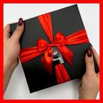 جعبه مربعى مشكى ( رنگ ربان دلخواه)