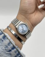 ساعت امگا نگين دار آبي