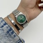 ساعت امگا نگين دار سبز