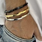 ست گردنبند و دستبند بنگل پیچ ( تمام استیل اورجینال) - Image 4