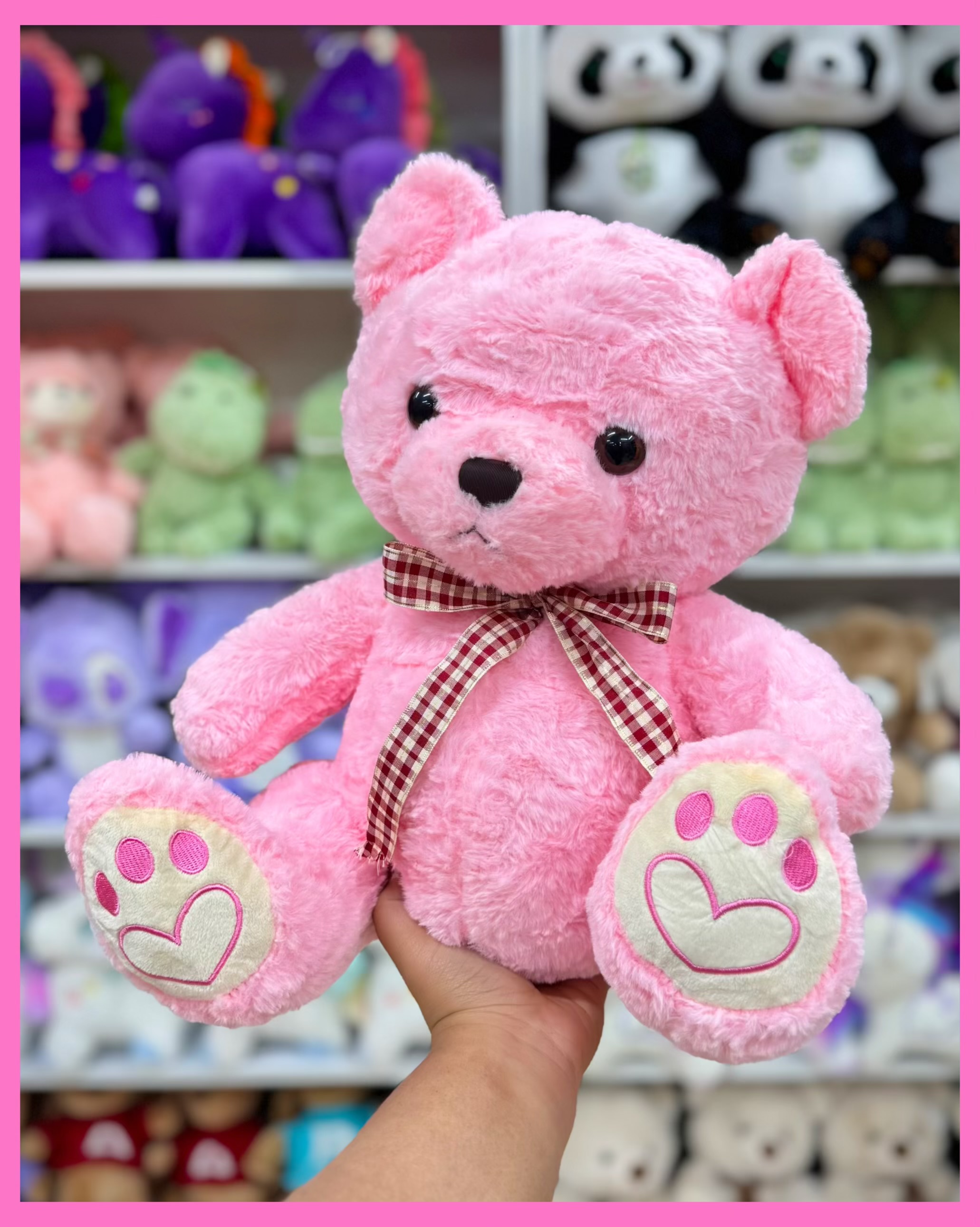 عروسک خرس قلبی